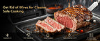 Wireless Meat Thermometer – Bluetooth Digital Probe for BBQ Smoker and Oven