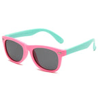 Silicone Kids Sunglasses – UV400 TR90 Goggles for Outdoor UV Protection
