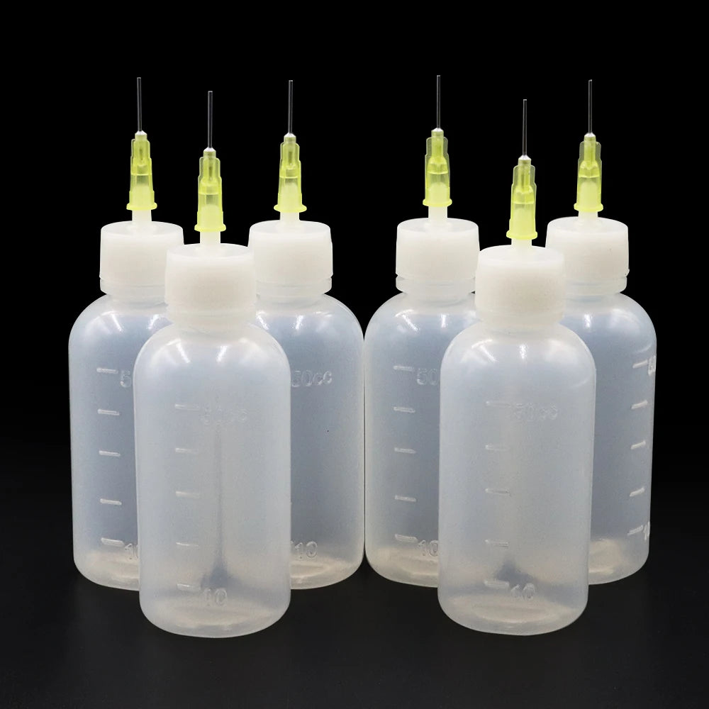 Squeezable Applicator Bottles – Transparent Precision Glue Dispenser for DIY