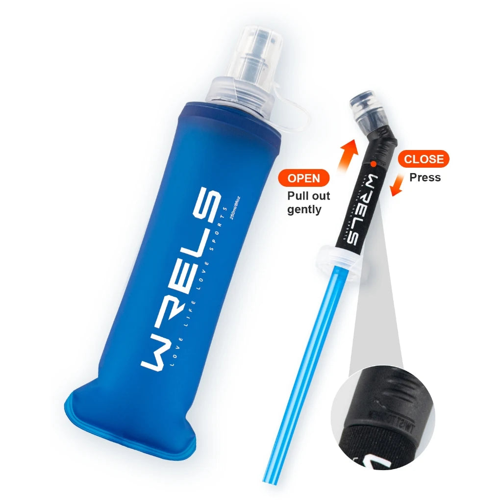 Collapsible TPU Water Bottle – BPA-Free Soft Flask for Outdoor Sports