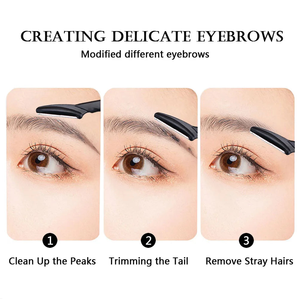 Portable Eyebrow Trimmer – Precision Face Razor for Hair Removal and Grooming