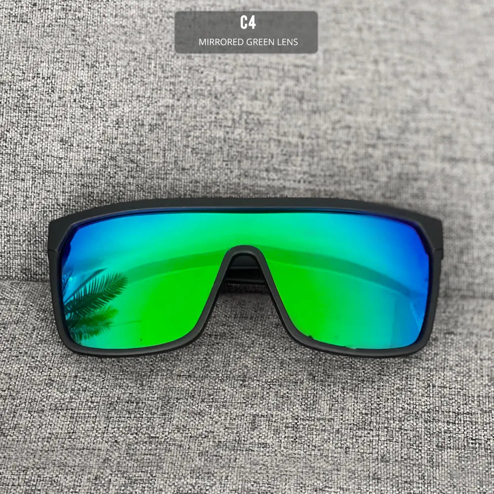 Polarized One Piece Sunglasses – UV400 Protective Eyewear for Driving and Sports
