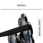 Retro Sunflower Round Sunglasses – Floral Festival Shades for Women