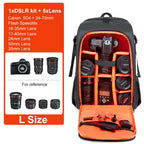 Waterproof Camera Backpack – Large Capacity DSLR Bag for Outdoor Photography