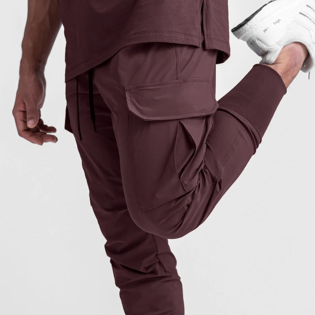 Camouflage Fitness Trousers – Stretchy Quick-Dry Pants for Running and Gym