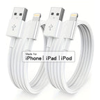 MFi Certified Lightning Charging Cable – USB A Data Cord for iPhone Devices