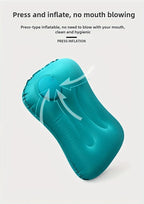 Portable Inflatable Travel Pillow – Ergonomic Neck and Waist Support for Flights