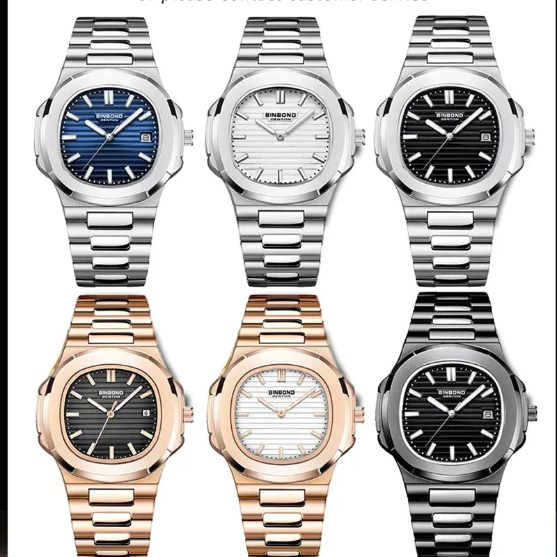 Automatic Quartz Wristwatch – Luxury Business Movement for Men