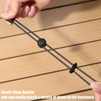 Elastic Rope Buckle – Trekking Pole Fixation for Hiking Camping Gear