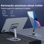 Aluminum Tablet Stand – Adjustable Folding Holder for Desktop Viewing