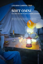 Retro LED Tent Lantern – Portable Hanging Lamp for Outdoor Camping