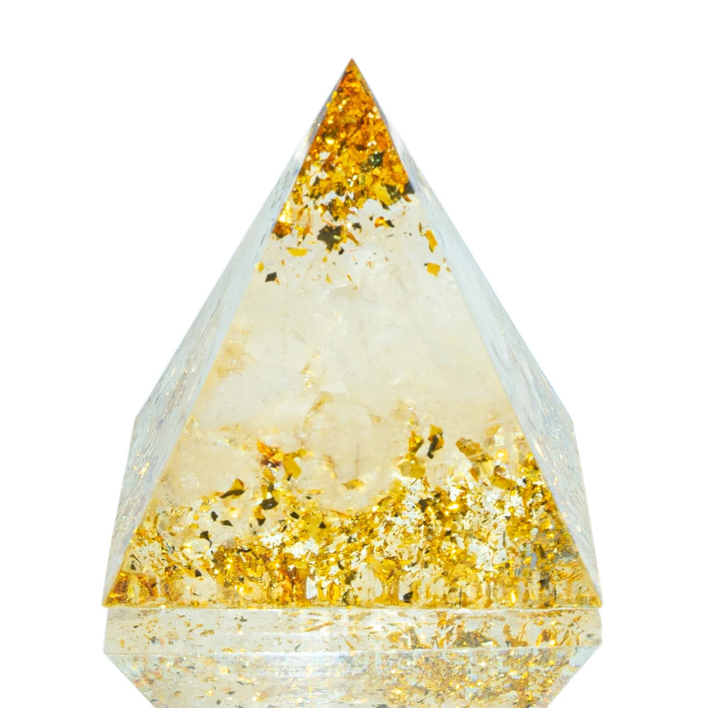 Amethyst Crystal Pyramid – Reiki Energy Generator for Chakra Meditation