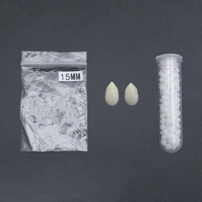 Vampire Fangs with Adhesive – Realistic Dentures for Halloween Cosplay