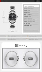 Minimalist Quartz Watch – Slim Analog Wristwatch for Women