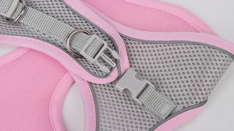 Adjustable Puppy Harness Vest – Comfortable Pet Supplies for Small Dogs