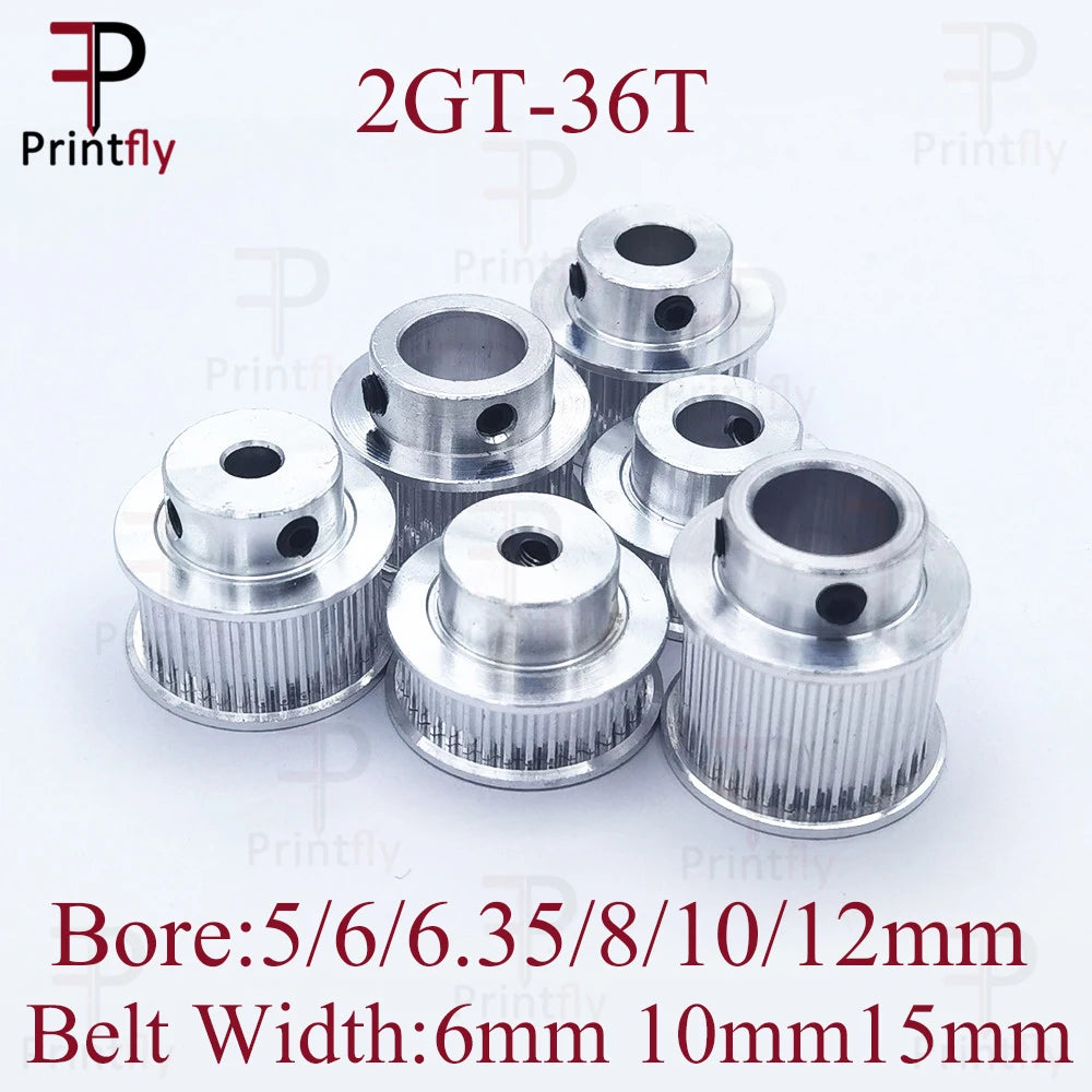 GT2 Timing Pulley – Precision Metal Gear for 3D Printer Drive Belts