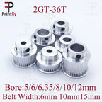 GT2 Timing Pulley – Precision Metal Gear for 3D Printer Drive Belts