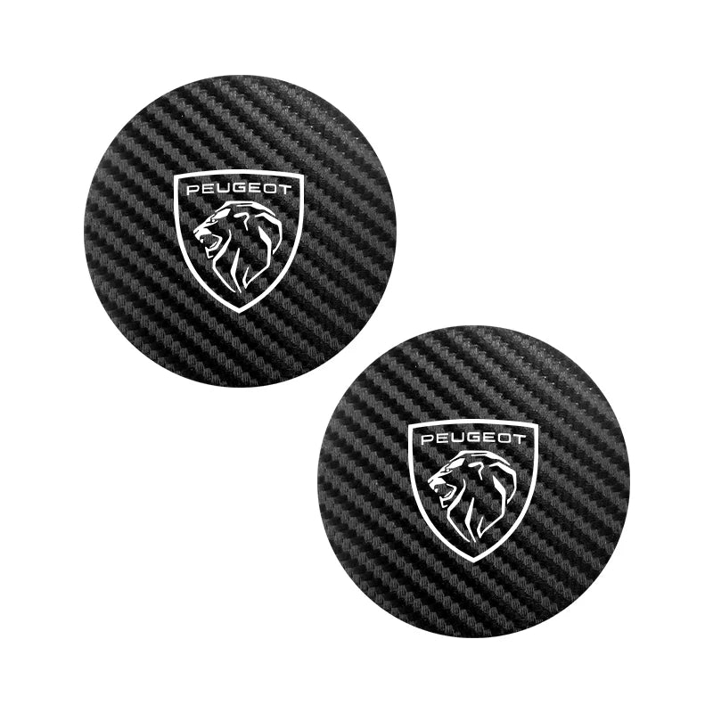 Silicone Car Cup Coasters – Non-Slip Waterproof Interior Pads for Peugeot