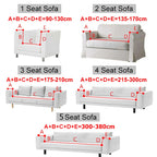 Jacquard Stretch Sofa Cover – Elastic Slipcover for L Shape and Standard Couches
