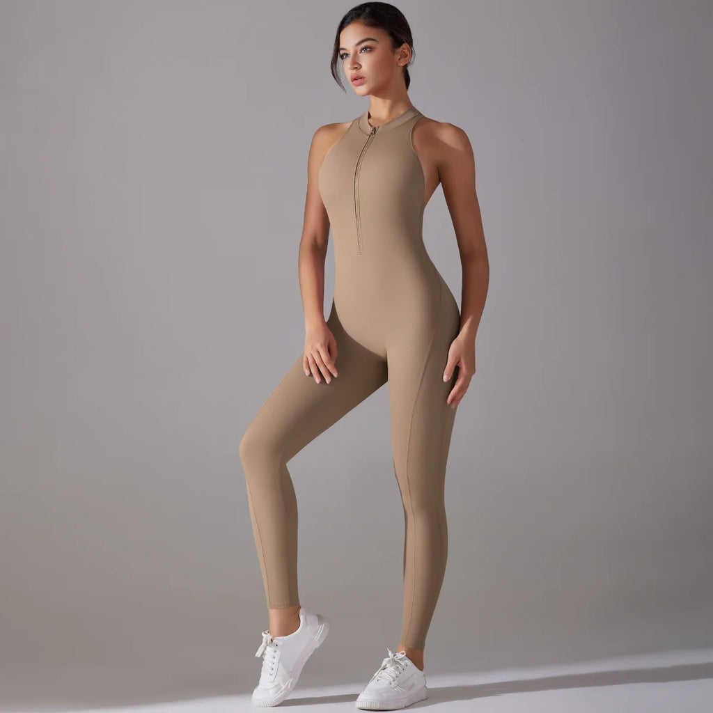 Tummy Control Bodysuit – Push-Up Sculpting Shapewear for Gym Fitness