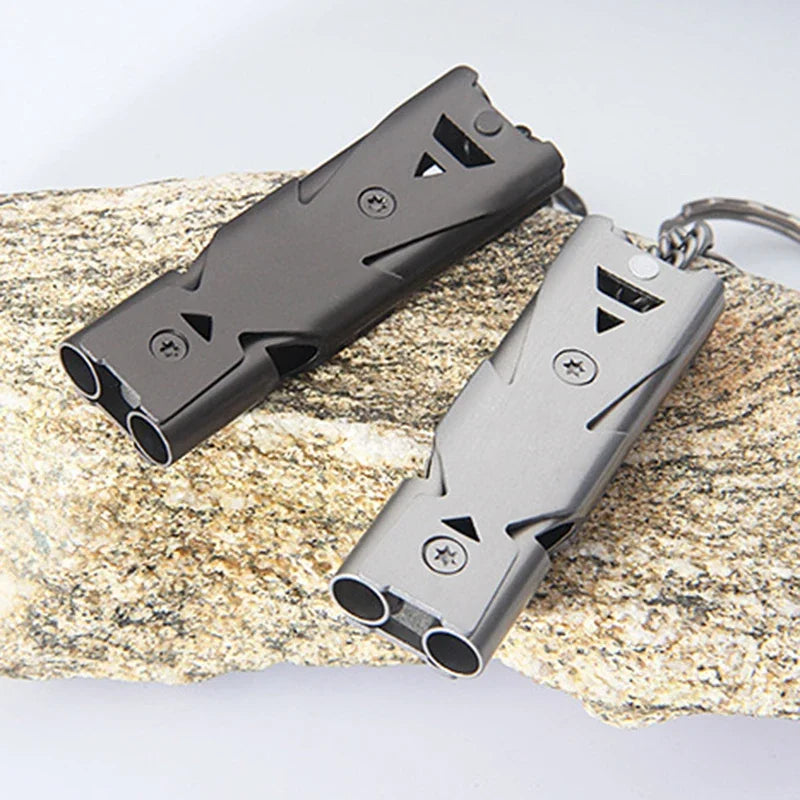 Emergency Survival Whistle – 180dB Aluminum Alloy for Outdoor Camping