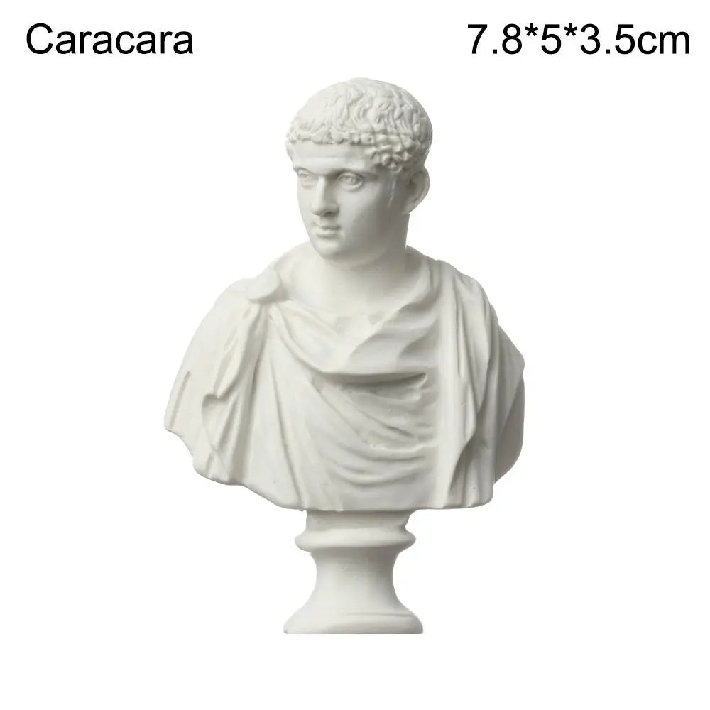 Mini Greek Mythology Bust – Plaster Sculpture for Art Drawing Practice