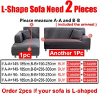 Stretch Milk Silk Sofa Cover – Fitted Couch Slipcover for Living Room Furniture