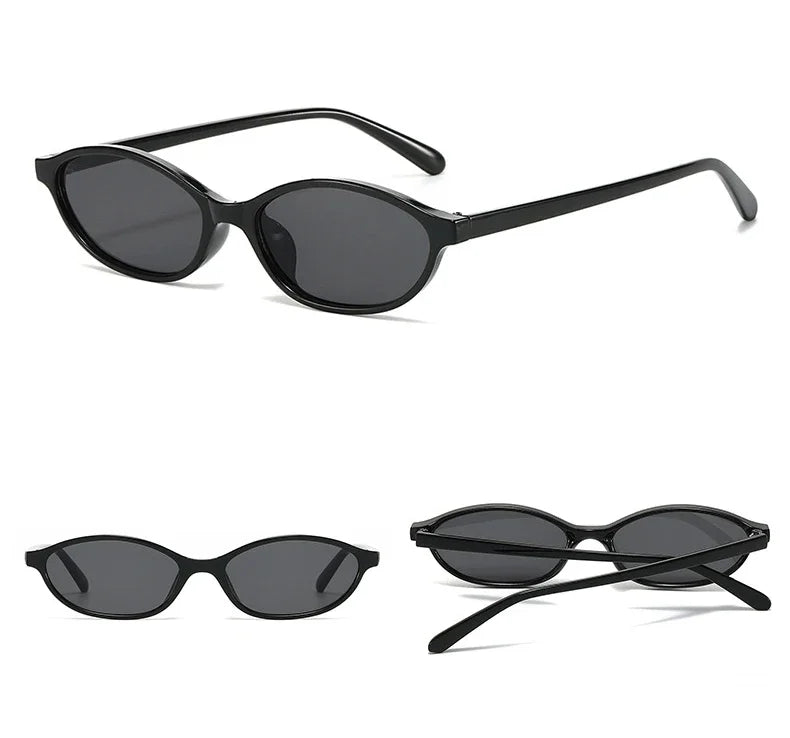 Oval Sunglasses – Small Retro Fashion Shades for Women and Men
