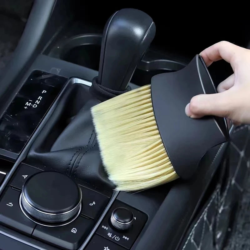 Soft Bristle Detailing Brush – Interior Dust Tool for Car Air Vents