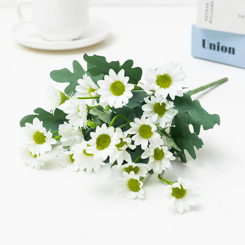 Artificial Sunflower and Daisy Bouquets – Faux Floral for Wedding Decor