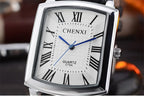 Quartz Couple Watches – Waterproof Leather Calendar Wristwatch for Daily Wear