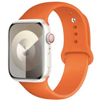 Silicone Apple Watch Sport Band – Adjustable Strap for Series 1-11 and Ultra