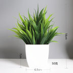 Artificial Potted Bonsai Tree – Realistic Green Plant for Home Office Decor
