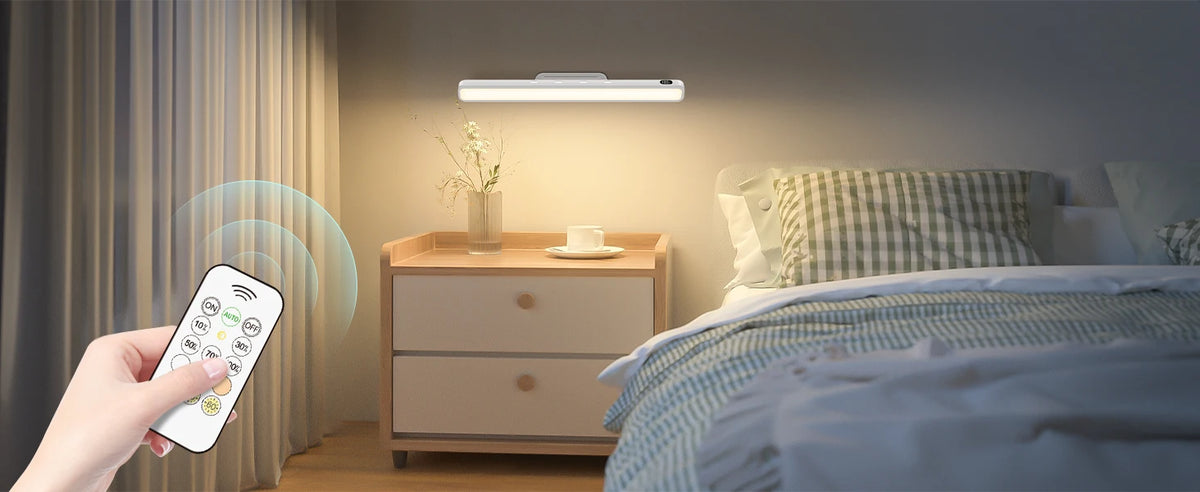 Dimmable LED Night Light – Rechargeable Magnetic Lamp for Closet and Cabinet