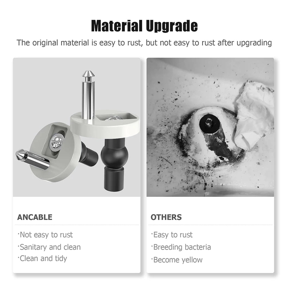 Universal Toilet Seat Fixings – Expanding Rubber Bolts for Seat Repair