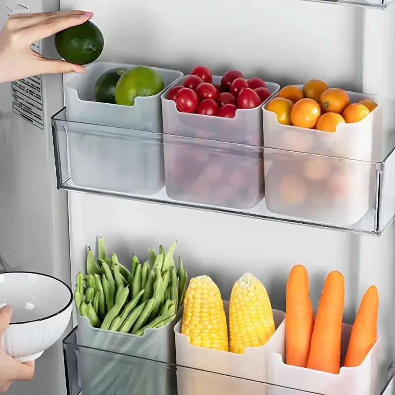 Refrigerator Food Storage Containers – Fresh Produce Organizer for Kitchen