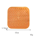 Silicone Slow Feeder Mat – Anti-Choking Pet Licking Bowl for Bath and Grooming