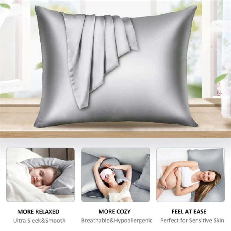 Mulberry Silk Pillowcase – Luxury Bedding for Standard and Queen Pillows