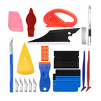 Vinyl Wrap Tool Kit – Felt Squeegee and Knife Set for Car Tinting