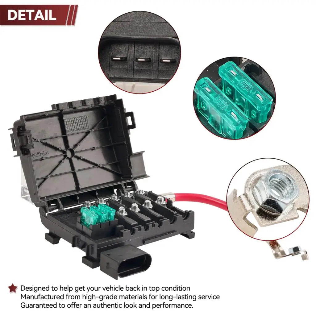 Battery Terminal Fuse Holder Box – Electrical Repair for VW Audi Skoda