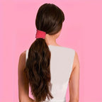 Large Thick Terry Cloth Hair Ties – Seamless Elastic Ponytail Holders