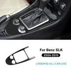 Carbon Fiber Gear Shift Trim – Interior Decal for Mercedes Benz SLK R171