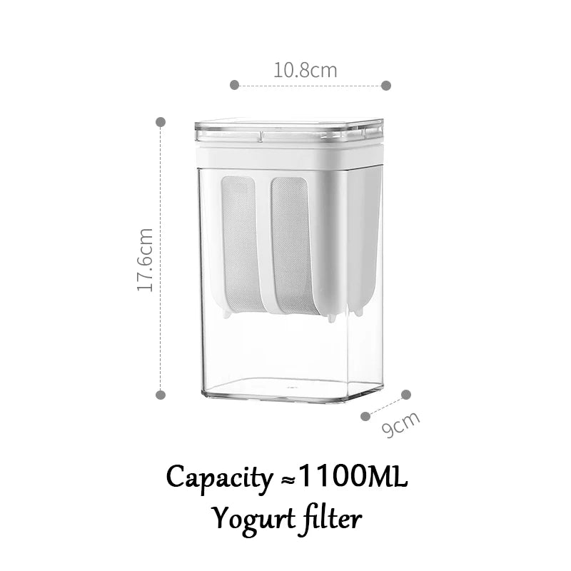 Stainless Steel Greek Yogurt Maker – Whey Strainer for Kitchen Fermentation