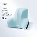 Memory Foam Lumbar Cushion – Ergonomic Back Support for Car Office and Gaming