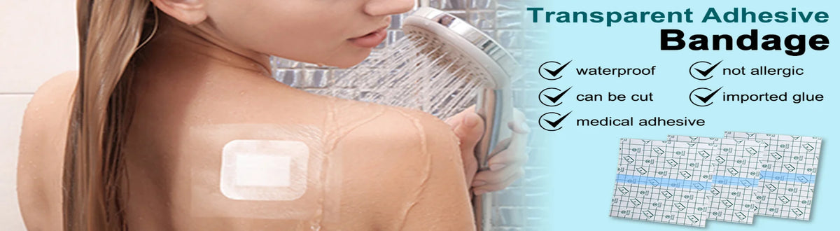 Transparent PU Adhesive Tape – Waterproof Wound Dressing for Medical Fixation