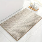 Absorbent Bathroom Rug Set – Non-Slip Fluffy Mats for Home Bath Decor