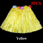 Hawaiian Hula Grass Skirt – Tropical Costume for Beach Parties and Luaus
