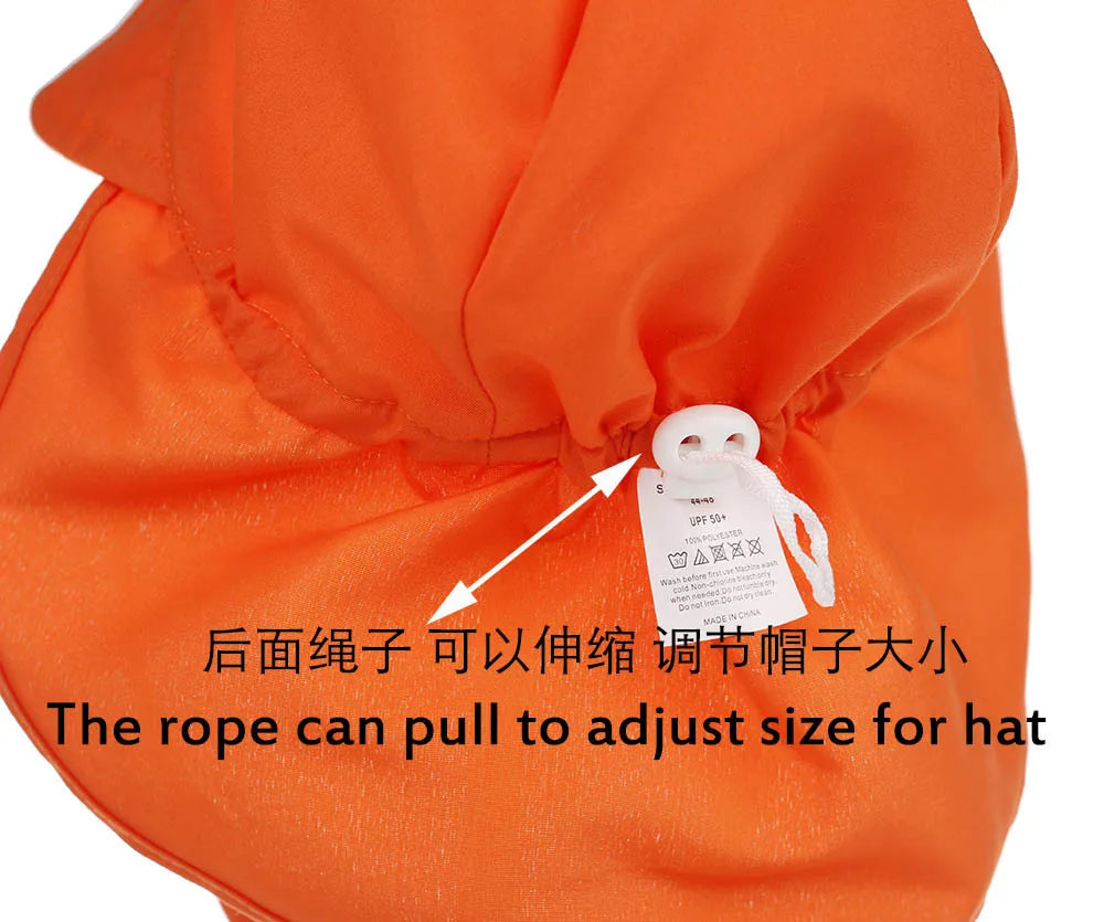 Adjustable Kids Bucket Hat – UV Protection Quick-Dry Cap for Beach Summer