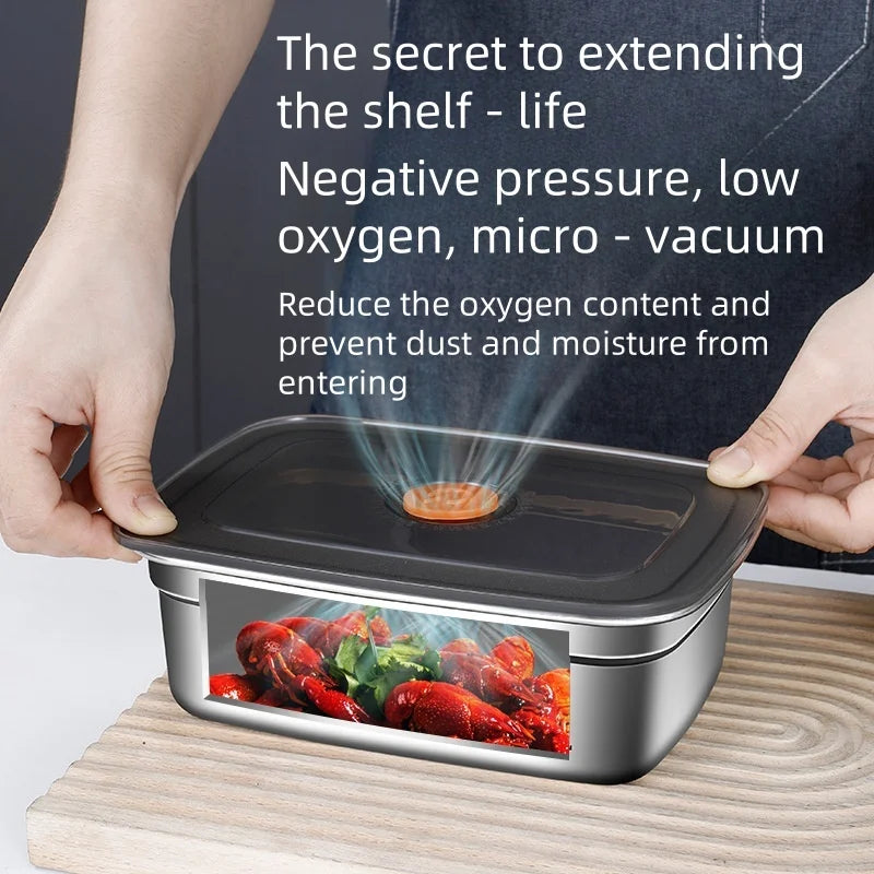 Stainless Steel Bento Box – Leak-Proof Food Container for Camping and Lunch