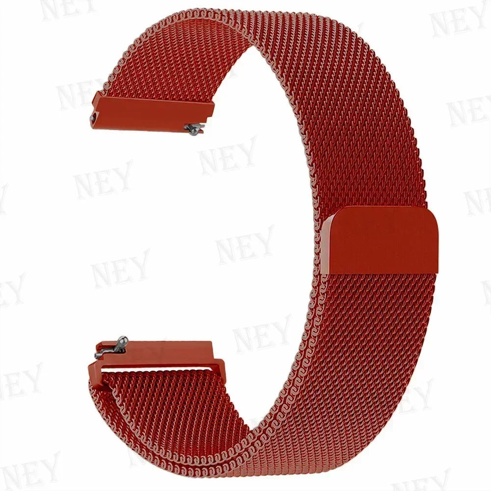 Milanese Stainless Steel Watch Band – Magnetic Mesh Loop for Xiaomi Redmi